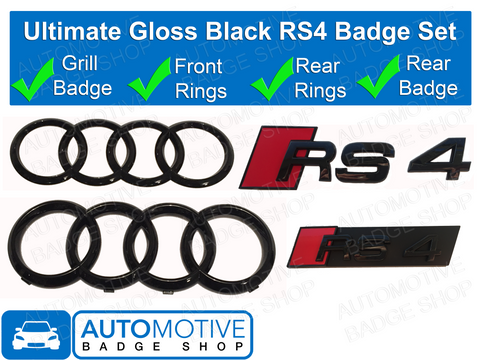 RS4 Gloss Black Box Set