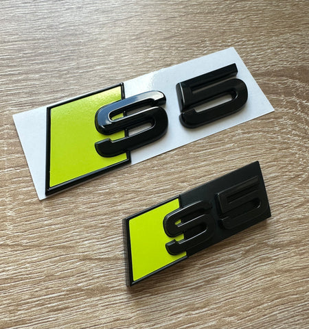 Acid Green S5 Rear and Grill Badge