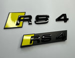 Bumblebee Yellow RS4 Rear and Grill Badge
