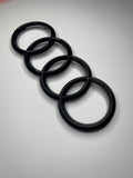 315mm x 110mm - Front Gloss Black Ring for grill