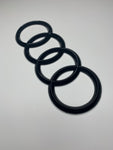 183mm x 65mm - Rear Curved Gloss Black Ring