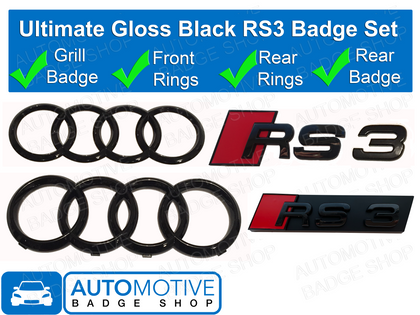 RS3 Gloss Black Box Set
