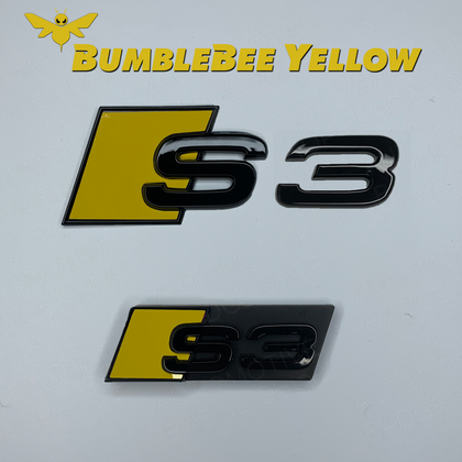 Bumble Bee Yellow S3 Rear and Grill Badge