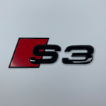 Red S3 Rear Badge