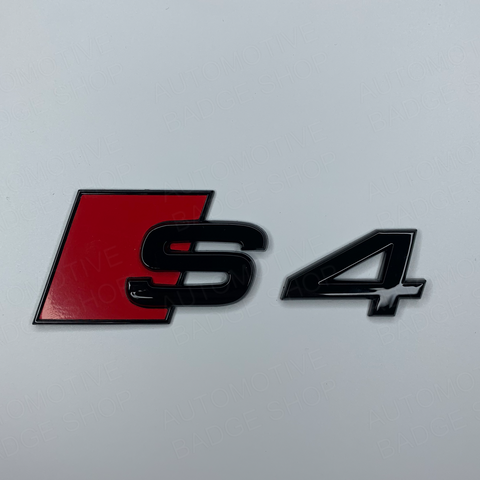 Red S4 Rear Badge