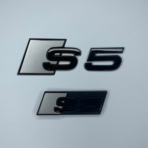 Titanium S5 Rear and Grill Badge