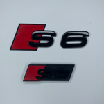 Red S6 Rear and Grill Badge
