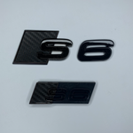 Carbon S6 Rear and Grill Badge