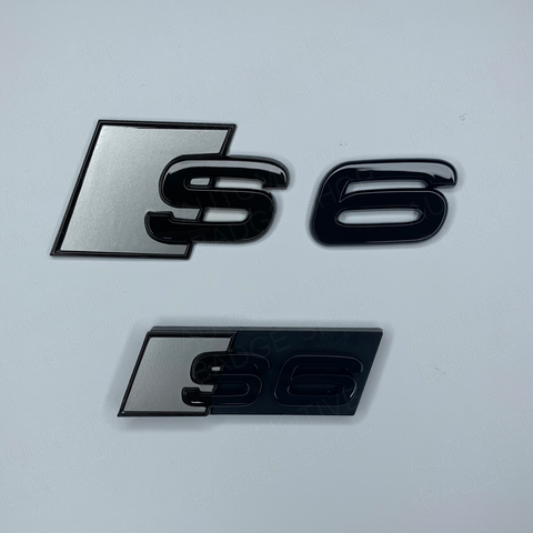 Titanium S6 Rear and Grill Badge