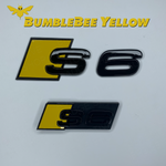 Bumble Bee Yellow S6 Rear and Grill Badge