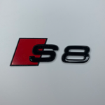 Red S8 Rear Badge