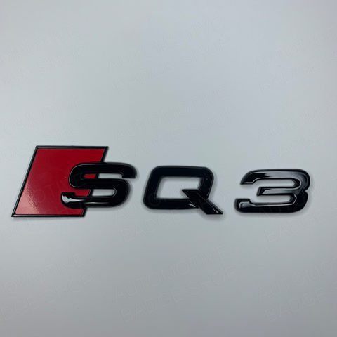 Red SQ3 Rear Badge
