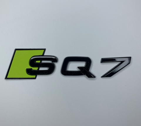 Acid Green SQ7 Rear Badge