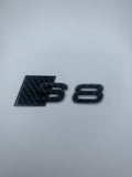 Audi S8 Carbon Fibre Rear Badge