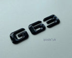 G63 Gloss Black Badge - Old Style