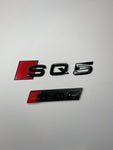 Red SQ5 Rear and Grill Badge