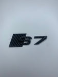 Audi S7 Carbon Fibre Rear Badge