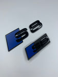 Ultramarine Blue S8 Rear and Grill Badge