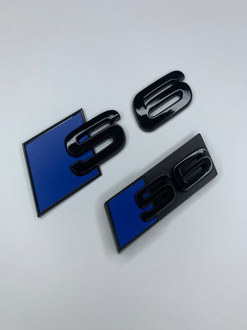 Ultramarine Blue S6 Rear and Grill Badge