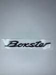 Boxster Gloss Black Rear Badge