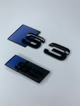 Ultramarine Blue S3 Rear and Grill Badge